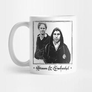 Simon & Garfunkel --- Vintage Faded-Style Aesthetic Mug